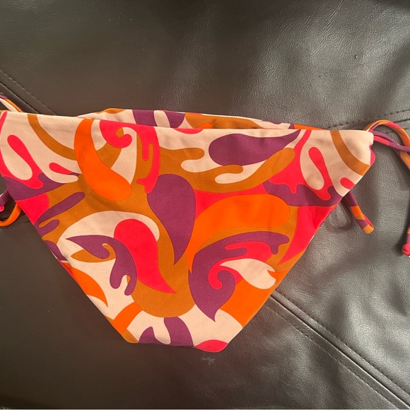 Mikoh Hula Hula Tie Side Classic String Bikini Bottom Small New NWOT - Picture 11 of 16